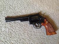 S&W  19-5 Combat Magnum wood handle, extra clean