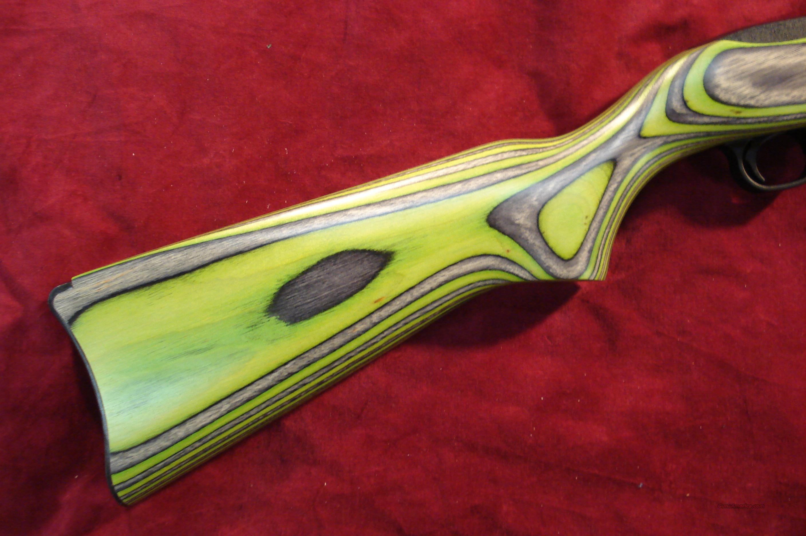 RUGER 10/22 GREEN AND BLACK LAMINATE STOCK NEW... for sale
