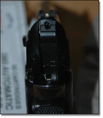 The Waltherโs sights are far superior to the Rugerโs; however, this is a close-in gun.ย In reality, you will most likely be point shooting. The Waltherโs sights are far superior to the Rugerโs; however, this is a close-in gun.ย In reality, you will most likely be point shooting.