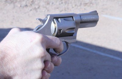 The Charter Arms Pitbull is a new rimless case revolver in .40S&W. It holds 5 rounds and is made from 416 stainless, weighing in at 20oz. empty.  If you carry a .40S&W pistol as your main duty weapon, this is a handy backup that can shoot all those rounds in your extra mags should your pistol go down or get lost. 