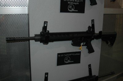 photo 1b The SPR-Mod1 comes in two new chamberings in 7.62 x 39 and 6.8 SPC with the monolithic rail platform.