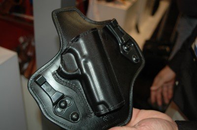 The Suppression (model 135) is an IWB holster that is held on with C clips.
