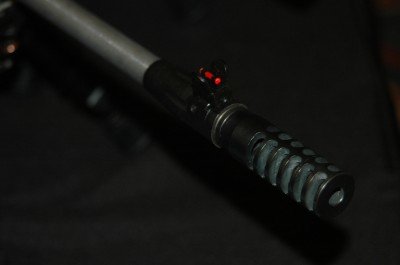 photo 3b This shows one of the fiber optic sights for your mini-14.