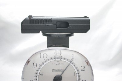 Being blowback-operated, Hi Points rely on slide mass to keep the action closed at the moment the gun goes off. On the C9, the slide weighs a little more than a pound.