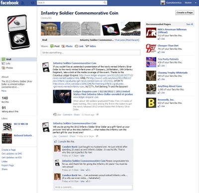 US Infantry Silver Dollar - National Infantry Museum & Soldier Center US Infantry Silver Dollar - National Infantry Museum & Soldier Center