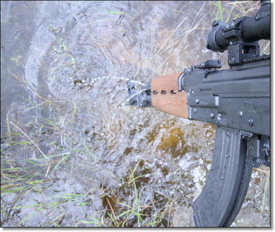 Underwater AK-47 - The Zastava PAP from Century Arms Underwater AK-47 - The Zastava PAP from Century Arms