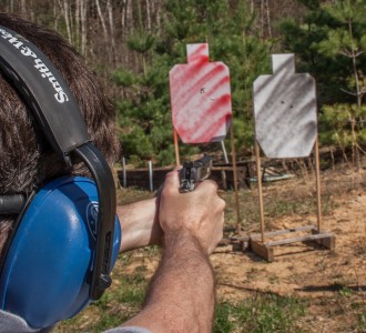 Defensive Handgun Training - What we’re doing wrong? By using colored targets to supplement your primary target, you can make the scanning you do after the initial engagement meaningful.