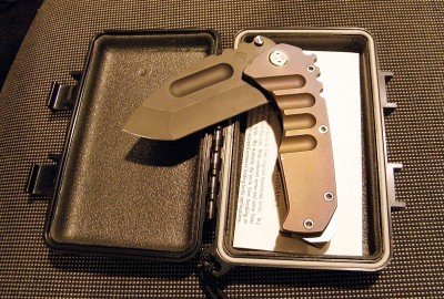 Medford ships their knives in a hard case for protection