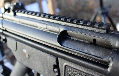 PTR 91 Wood Classic KR – New Gun Review The welded rail makes for a solid optics mounting platform that isn't going to shoot free.