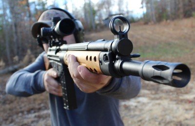 PTR 91 Wood Classic KR – New Gun Review The wooden forend offers excellent insulation for a smoking hot barrel.