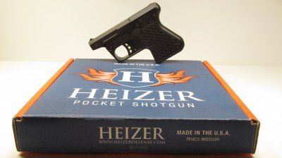 Heizer ships itsPS1 in a box as slim as the pistol.