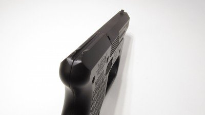 Heizer Defense PS1 Pocket Shotgun Pistol – New Gun Review Front and rear sights are machined into the frame and barrel. The sights were suitable for the intended purpose of the pistol.