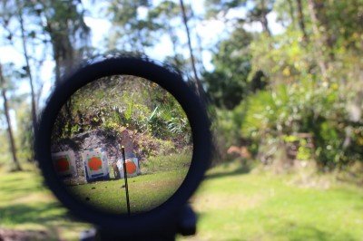 AK-47 Hog Blaster - The Ultimate Counter Insurgency Weapon The Trijicon Accupoint has a single glowing triangle reticle that is super fast.