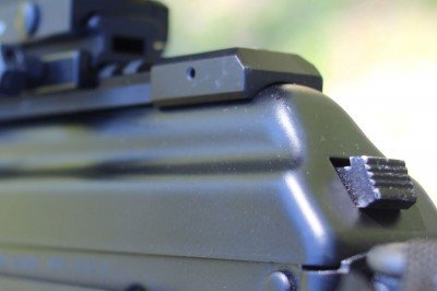 AK-47 Hog Blaster - The Ultimate Counter Insurgency Weapon The Parabellum AKARS attaches firmly to the rear of the dust cover.