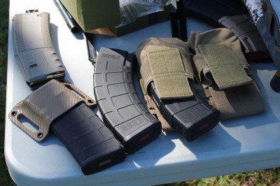 AK-47 Hog Blaster - The Ultimate Counter Insurgency Weapon The larger PMAGs don't fit as well in AR mag holders, though they will work in a pinch.