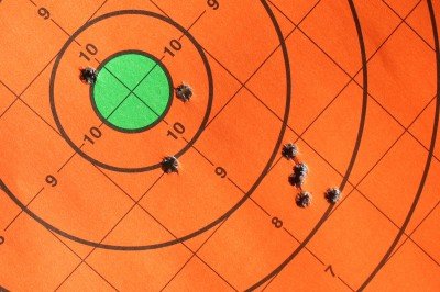 AK-47 Hog Blaster - The Ultimate Counter Insurgency Weapon Once we had everything tightened, and the scope returned to its presets, sighting in happened predictably.