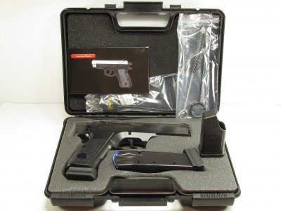 TriStar Sporting Arms P-120 Pistol – New Gun Review The P-120 pistol kit includes a sturdy lockable plastic case with fitted foam insert. Two extended capacity Mec-Gar magazines, magazine loading aid, basic cleaning kit, cable lock, and Operator’s Manual are also included.