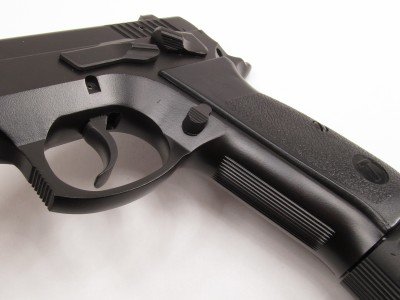 TriStar Sporting Arms P-120 Pistol – New Gun Review The frame, slide, and controls have all been generously grooved to facilitate operation. The expertly applied black Cerakote finish looks outstanding on the pistol.