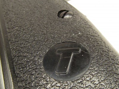 TriStar Sporting Arms P-120 Pistol – New Gun Review The hard polymer grips have a low profile flattened nugget texture that felt slippery in my hands.