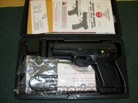 Ruger Model SR40 Pistol 3471, 40 S&W, 4.14 in, Black Synthetic Grip, Stainless Slide/Black Frame Finish, 15 Rd  Ruger Semi-Auto Pistols > SR9