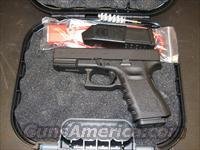 Glock Model 19 Compact Pistol w Compensator PI1959203, 9 MM, 4.02 in, Polymer Grip, Black Finish, Fixed Sights, 15 Rd  Glock Pistols > 19