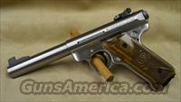 10137 Ruger MKIII 60th Anniversary Stainless - 22 LR  Ruger Semi-Auto Pistols > Mark I & II Family