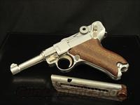 Luger John V Martz Mini / Baby 3" Satin White  Luger Pistols