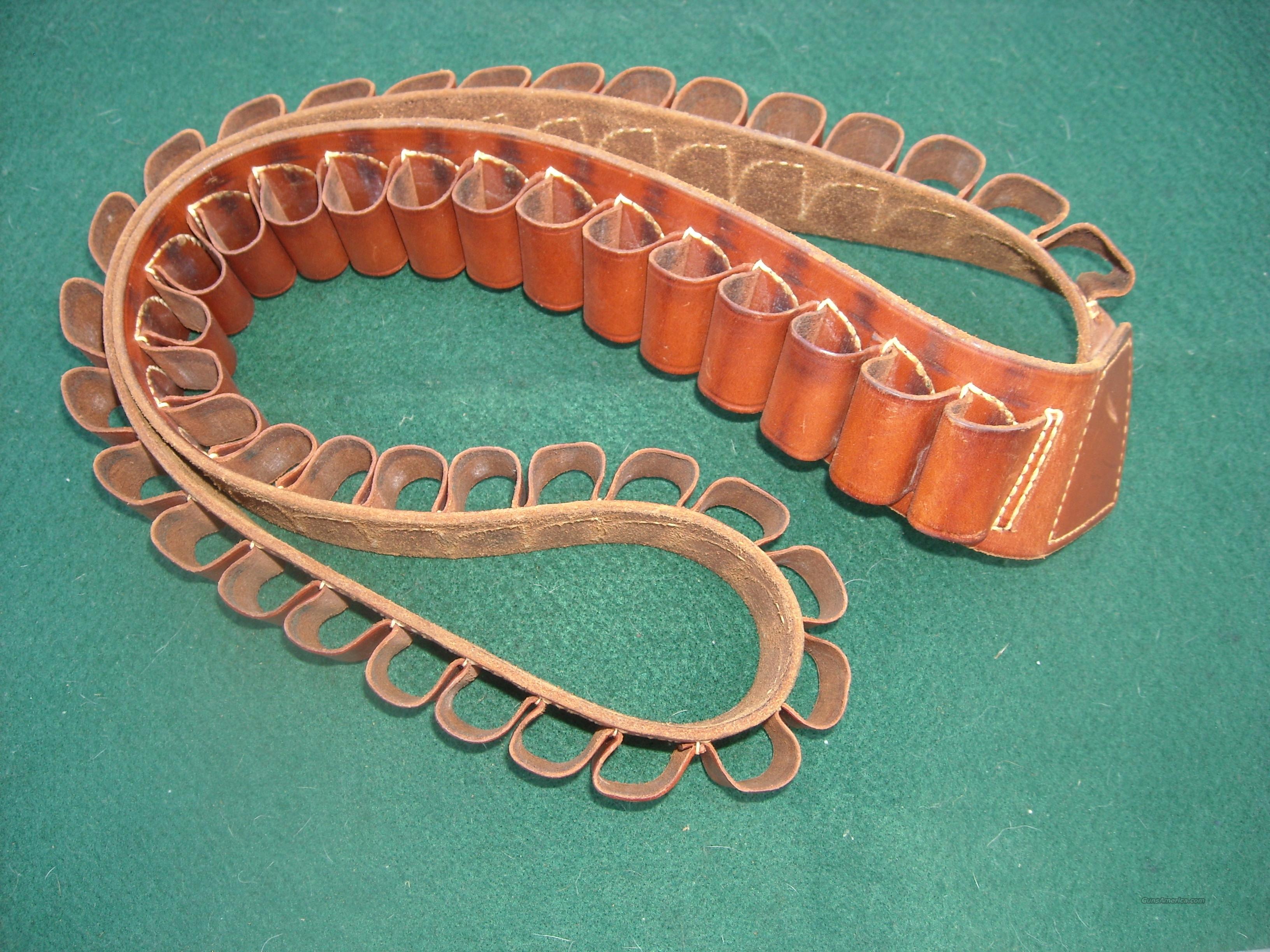 Lawrence Leather 12 shotshell bandolier for sale