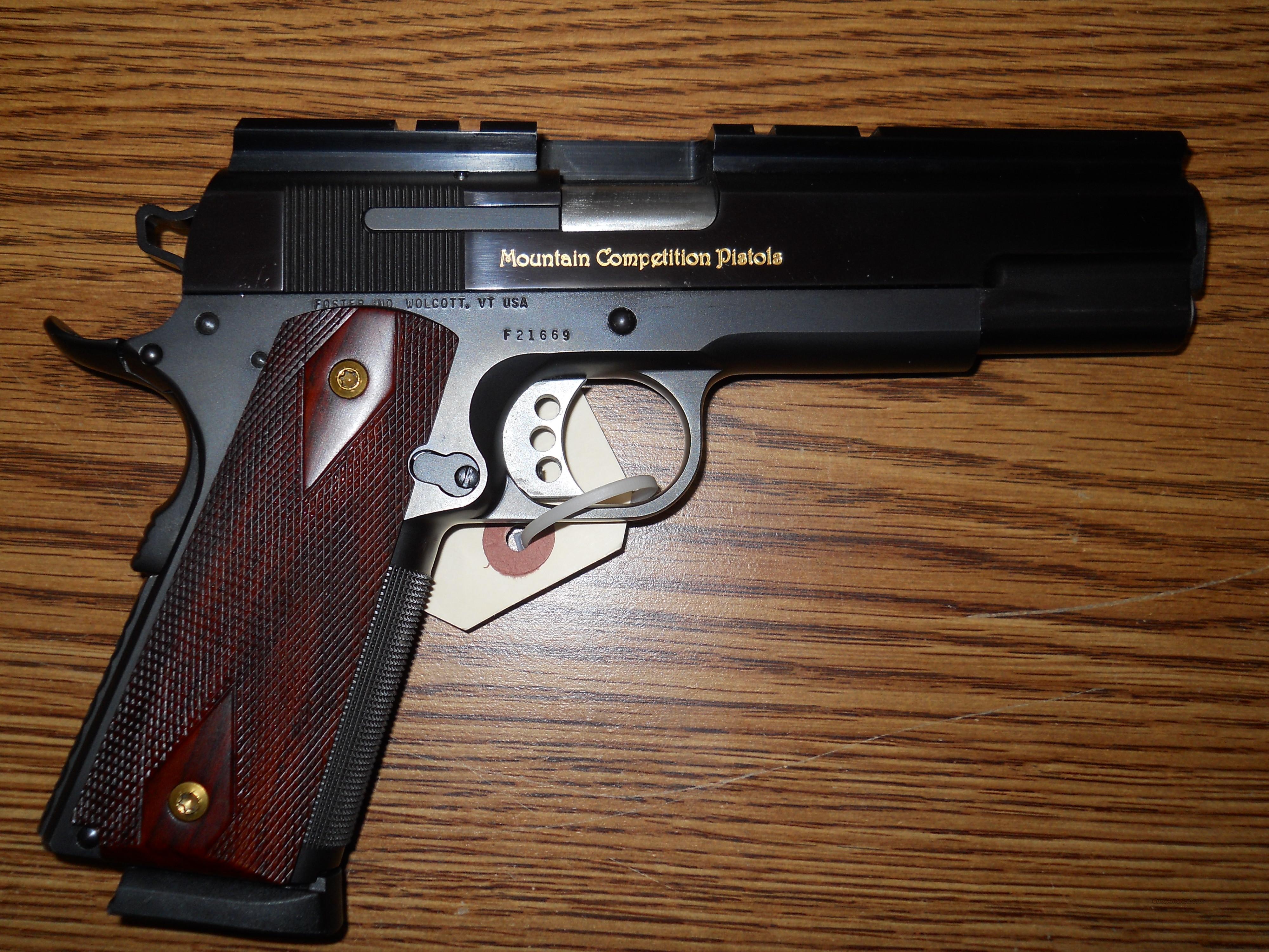 Mountain Competition Pistols 1911 Bullseye for sale