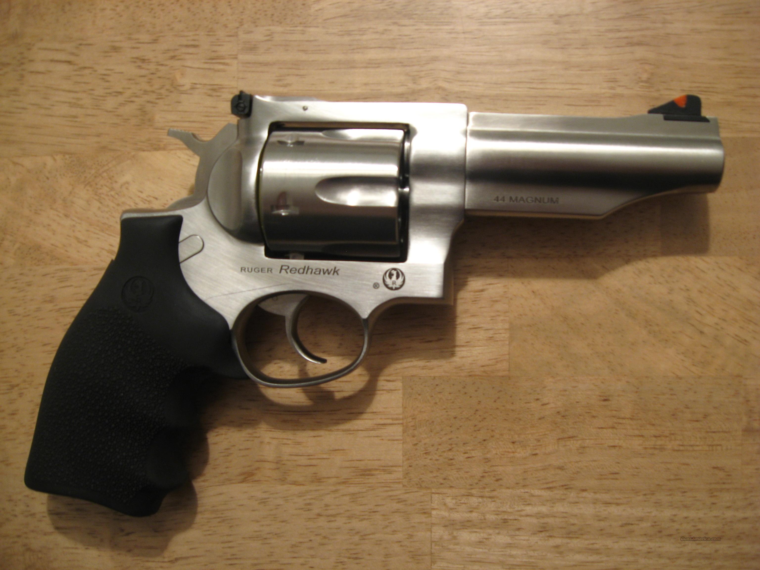 Ruger Redhawk 44 Mag Stainless Revolver /w/ 4” for sale