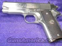 Colt .45 ACP Mark IV Series 80 Stainless Officers Model  Colt Automatic Pistols (1911 & Var)