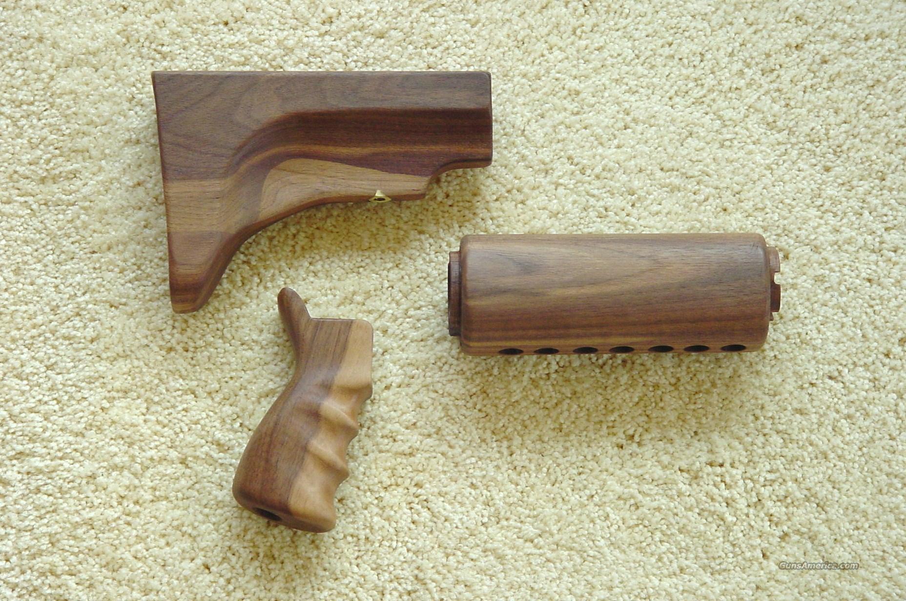 AR15 Wood Grip, Handgaurd, & Buttstock Set for sale