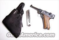 1918 DWM MILITARY LUGER / W/ HOLSTER  Luger Pistols