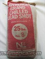 LAWRENCE BRAND #8 CHILLED LEAD SHOT - 25 LBS.  Non-Guns > Reloading > Components > Shotshell