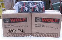 Wolf 40 S/W 180g FMJ 1000 rounds "Price Drop"  Ammunition
