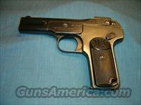 FN -Belgium (Browning's Patent) Model 1900  7.65 pistol  circa (1900-14)  FNH - Fabrique Nationale (FN) Pistols > Pre-War