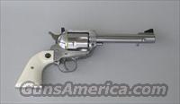 Ruger Blackhawk Flattop Stainless Steel 45 ACP/LC with Sim Ivory Grips and 5.5 in Barrel                                                             Ruger Single Action Revolvers > Blackhawk Type