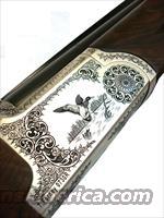 Thomas Ferney Model 0730R, 12Ga, 3" Chamber, Light Weight Over and Under, 6.3LBS ERGAL Receiver, Hand Engraved, w/ Gd 3 Turkish Walnut W/ Ejectors and Manual Safety 28" or 30" Barrel Available   Double Shotguns (Misc.)  > American