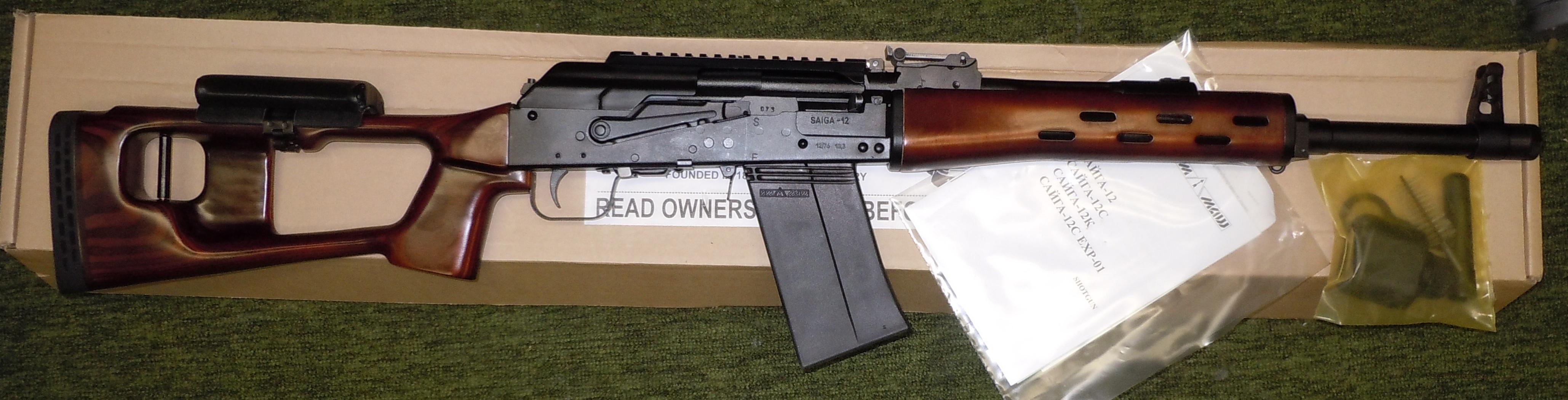 LEGION USA SAIGA IZ406 12GA AK SHOTGUN W/ DRAG... for sale