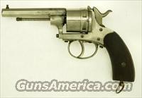 Antique Belgian .38 Centerfire nickle plated Revolver  Antique (Pre-1899) Pistols - Ctg. Misc.