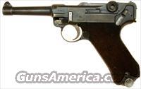 Simson German Military Luger 9mm Pistol  Luger Pistols