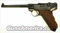 Mauser Parabellum .30 Post-War Luger Pistol 6" American Eagle  Luger Pistols