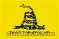Don't Tread On Me Gadsen Flag - Going Quickly!  Curios