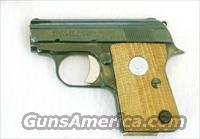 Colt Junior 25 1972 US manufacture  Colt Automatic Pistols (.25, .32, & .380 cal)