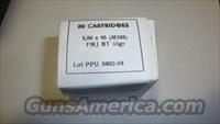 PPU 5.56x45 FMJ BT 55gr  Ammunition