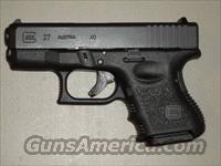 Glock 27 .40 S&W Safe Action w/Fixed Sights  Glock Pistols > 26/27