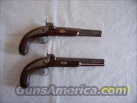 Percussion Pistols - Matched Pair  Antique (Pre-1899) Pistols - Perc. Misc.