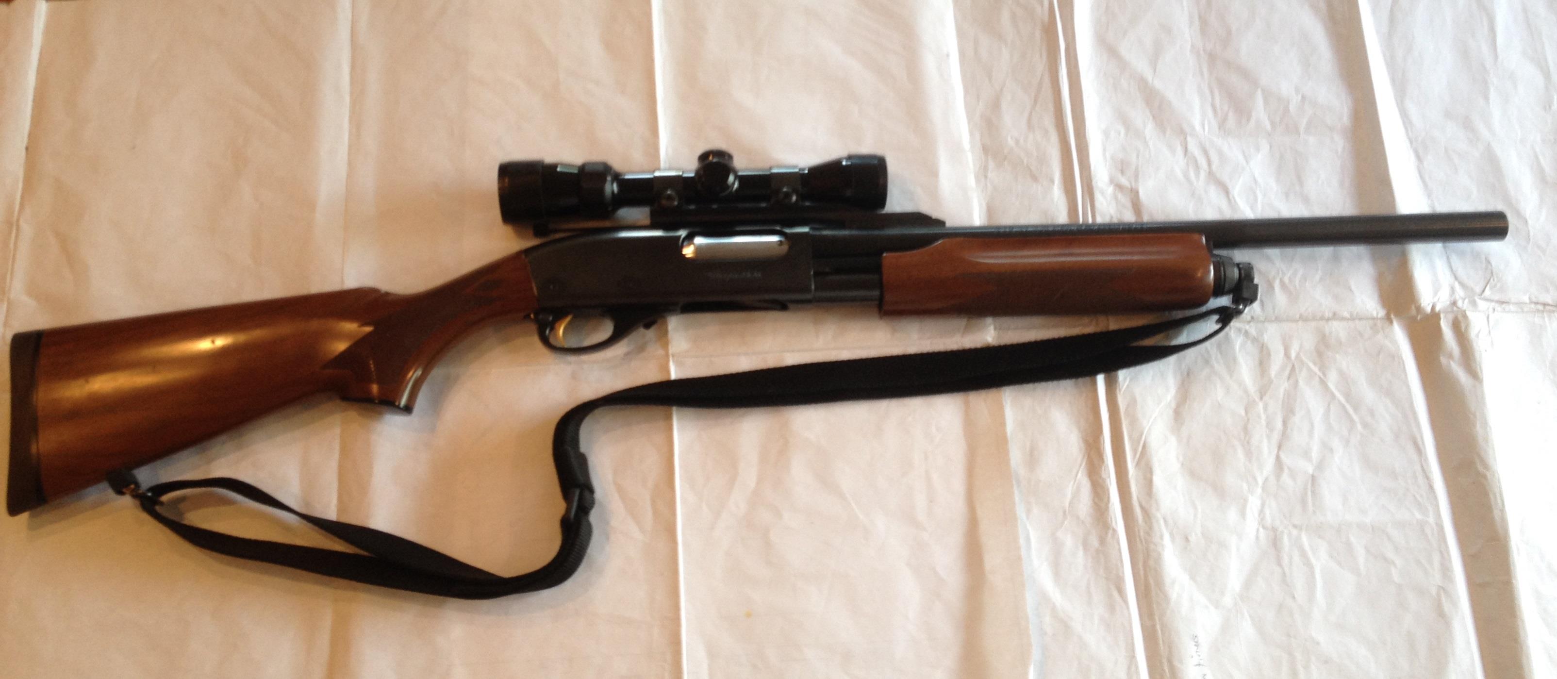Remington model 870 12 gauge pump rifled barrel... for sale