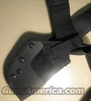 Uncle Mike's Dual Ret Tac Plat Drop rig Holster Kodra Black Size 20  Holsters and Gunleather > Police Belts/Holsters