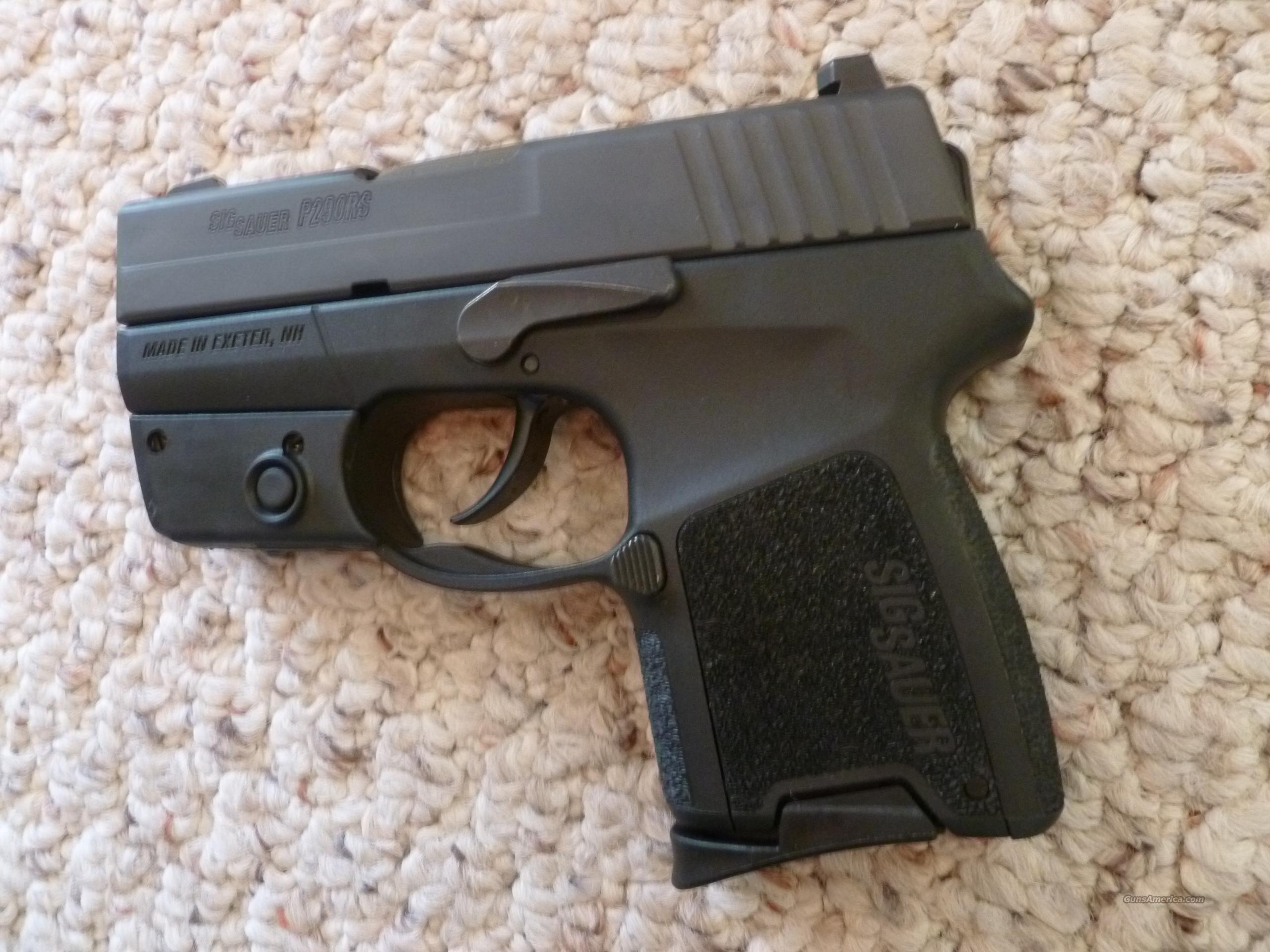 SIG SAUER P290 P-290 RS With Laser 9mm NIB for sale